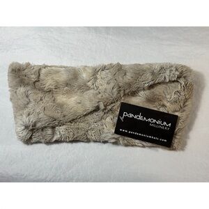 Gray Faux Fur Headband